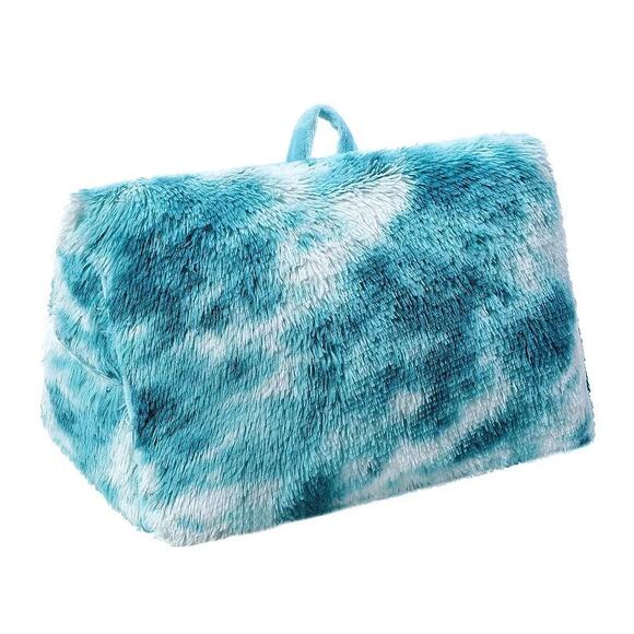 Kohl's Other - **SOLD**  The Big One Tie Dye Print Faux Fur Fuzzy Wedge Pillow